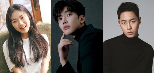 김혜윤(왼쪽부터), SF9 로운, 이재욱/사진제공=각 소속사