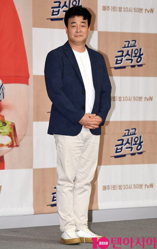 [TEN PHOTO]백종원 &#39;이번에는 급식이다&#39;