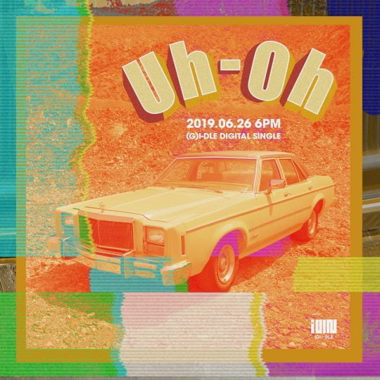 그룹 (여자)아이들의 ‘Uh-Oh’ 아트워크 티저 이미지 / 사진제공=큐브엔터테인먼트