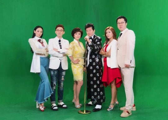K트로트 서바이벌 프로그램 ‘골든마이크’ 심사위원들. /