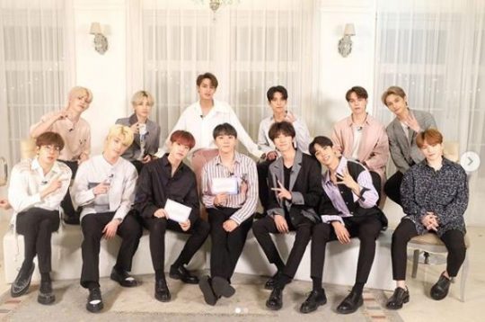 세븐틴 공식 SNS 갈무리