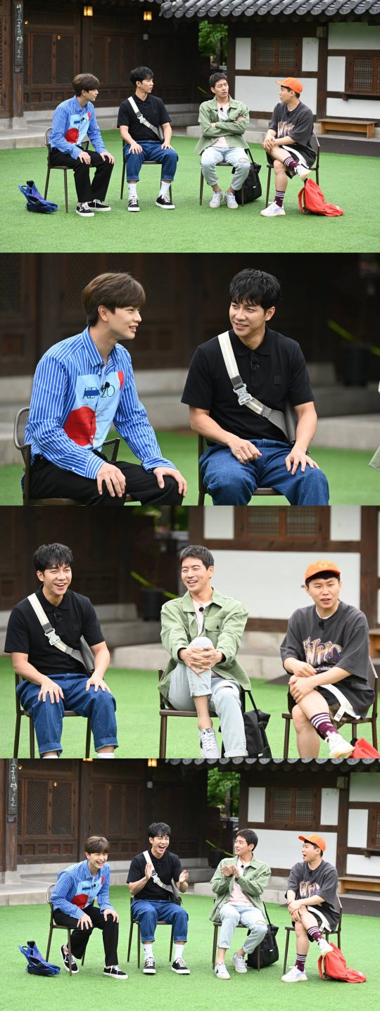 ‘집사부일체’ 베르나르 베르베르, 이승기, 이상윤, 육성재, 양세형 / 사진제공=SBS