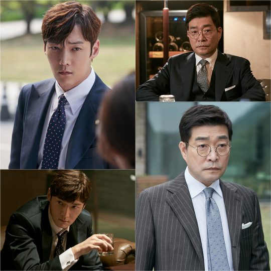 ‘저스티스’ 최진혁(왼쪽)과 손현주. /사진제공=프로덕션 H, 에프앤 엔터테인먼트