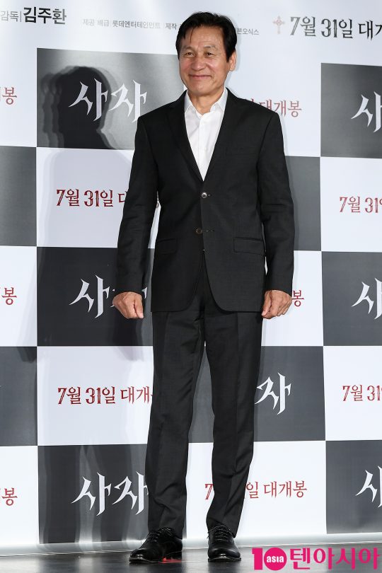 영화 ‘사자’에 구마 사제로 출연하는 배우 안성기./이승현 기자 lsh87@