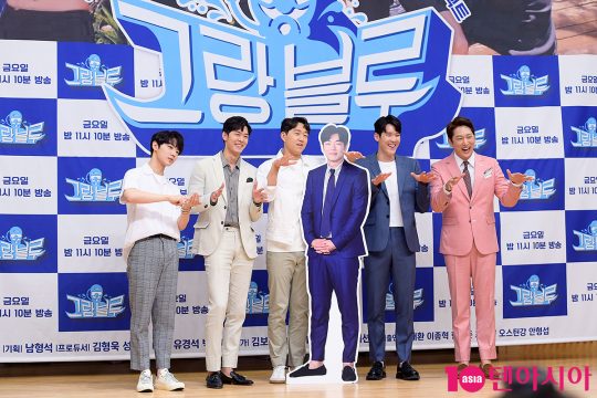 안형섭(왼쪽부터), 오스틴 강, 최성원, 박태환, 한석준