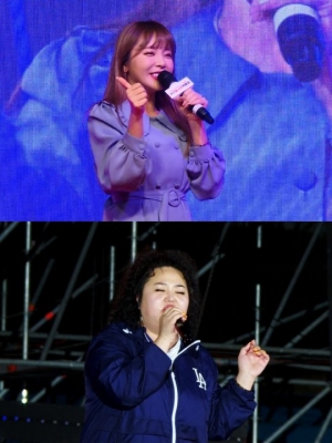 '미운 우리 새끼' 홍진영 행사 동행한 홍선영, 6000명 관객 앞에서 노래 실력 공개