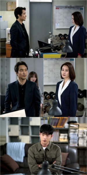 '왓쳐' 한석규X서강준X김현주, 삼자대면...압도적인 존재감