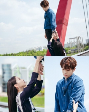 '단, 하나의 사랑' 다리 위 난간에 선 김명수...다급히 붙잡는 신혜선