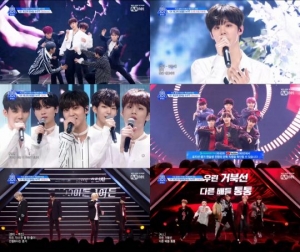 '프로듀스 X 101' 김우석·강현수·원혁·이진혁 각 포지션 1등...2049 시청률 7주 연속 1위