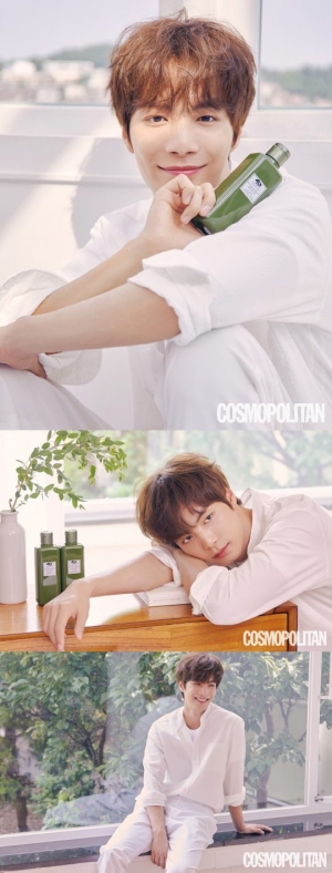 “청순미 한 가득”...뉴이스트 JR, 흰 셔츠+화사한 미소로 단독 화보 장식