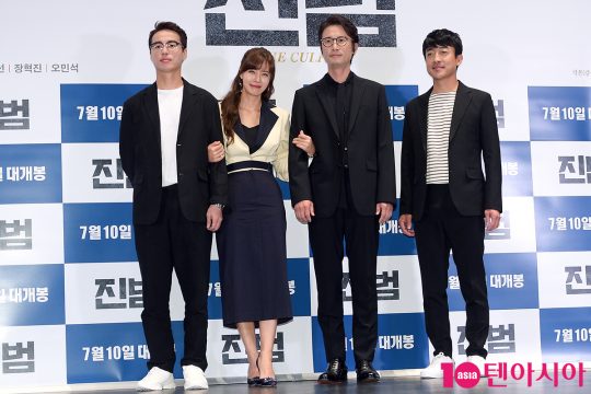 배우 오민석(왼쪽부터), 유선, 송새벽, 장혁진