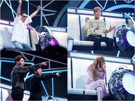 Mnet 음악 예능 ‘더 콜2’의 MC인 가수 윤종신(왼쪽부터 시계방향), 윤민수, 그룹 유브이, 가수 소유./ 사진제공=Mnet