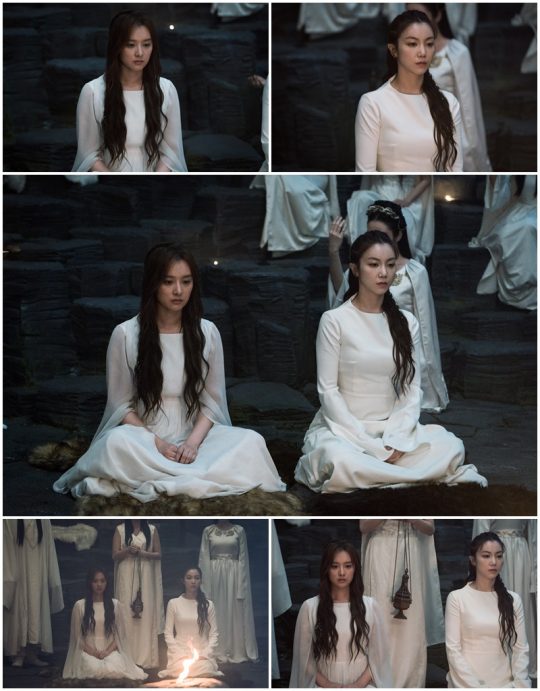 ‘아스달 연대기’ 김지원, 김옥빈 / 사진 제공=tvN