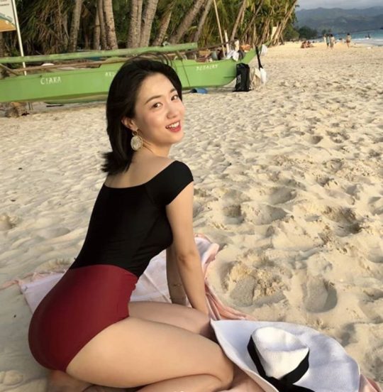 류효영 수영복 자태./ 사진=인스타그램