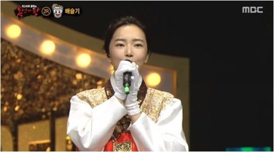 21일 방영된 MBC ‘복면가왕’ 방송화면.