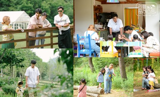 ‘리틀 포레스트’ 촬영 현장 스틸. /사진제공=SBS
