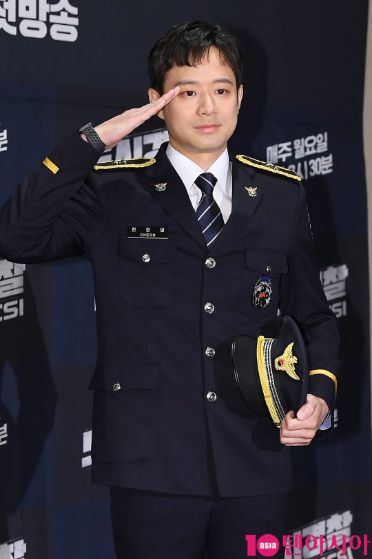 배우 천정명이 29일 오전 서울 상암동 스탠포드호텔에서 열린 ‘도시경찰: KCSI’ 제작발표회에 참석했다./이승현 기자 lsh87@