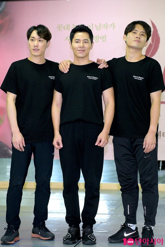 배우 조형균(왼쪽부터), 이규형, 최재웅