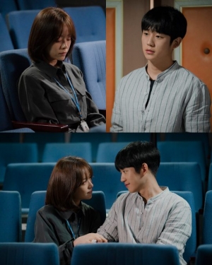 '봄밤' 정해인, 한지민 위해 도서관 깜짝 방문...미소 되찾게 하는 위로