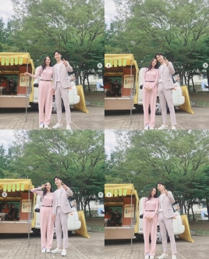 이다희, '올 핑크 패션'에도 굴욕 無...“오늘은 '검블유' 데이”