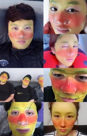 류현진 시즌 10승 축하 '위닝팩버킷 챌린지' 화제...황제성X정미애X한영 등 참여