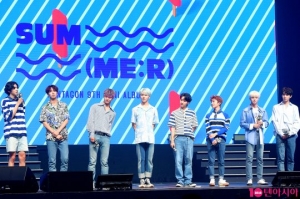 [TEN 현장] 서머보이로 돌아온 펜타곤 &#34;열정·청춘·힙합·영혼·성공·명예·개성 다 담았어요&#34;