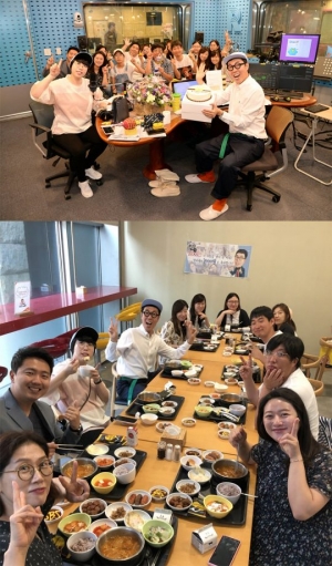 1000회 기념 '철파엠' 김영철, 청취자와 구내식당서 특별한 한 끼