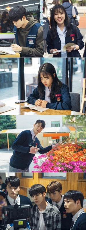 '열여덟의 순간' 옹성우X김향기X신승호, 연기도 비주얼도 '열일'...비하인드 공개