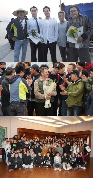 정우X김갑수 느와르 '뜨거운 피', 22일 크랭크업...내년 개봉 예정