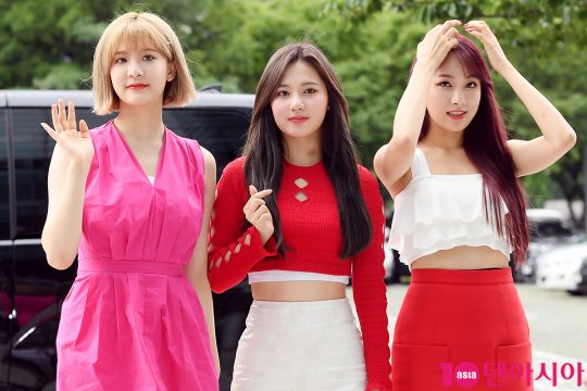 그룹 네이처 선샤인(왼쪽부터), 채빈, 새봄