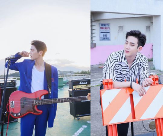 밴드 더로즈 재형(왼쪽) 도준 티저 이미지 / 사진제공=제이앤스타컴퍼니