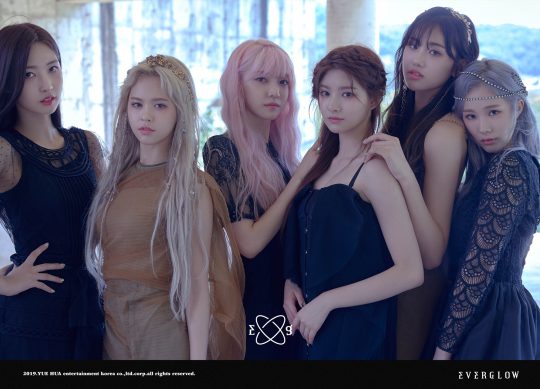 그룹 에버글로우. /사진제공=위에화엔터테인먼트 코리아