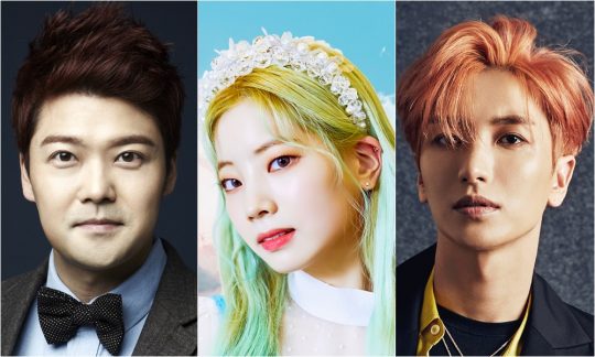 방송인 전현무(왼쪽부터), 트와이스의 다현, 그룹 슈퍼주니어의 이특 / 사진제공=SM C&C, JYP엔터테인먼트, SM엔터테인먼트