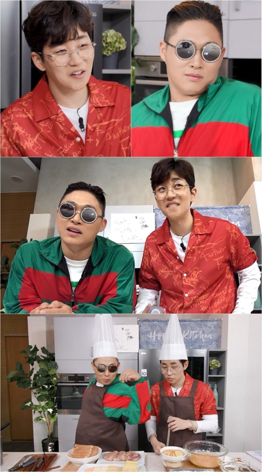 ‘마리텔’에 출연한 래퍼 딘딘(첫 번째 사진 왼쪽)과 스윙스/사진=MBC 제공