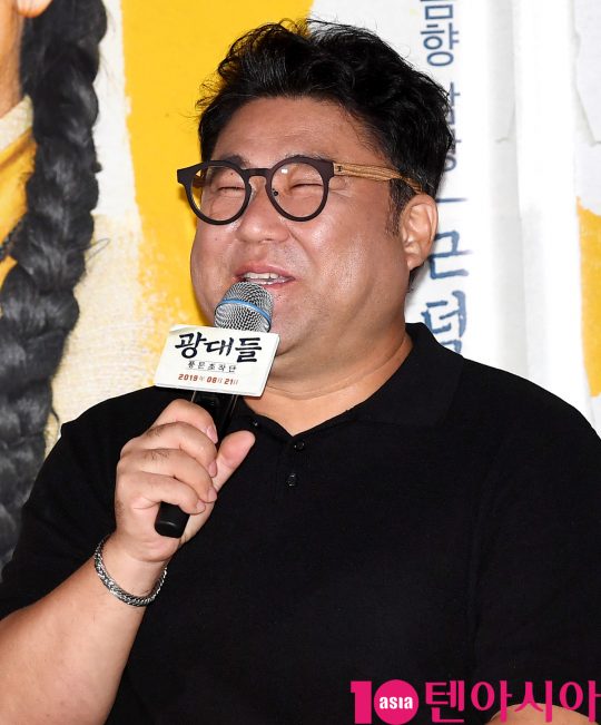 배우 고창석이 13일 오후 서울 한강로3가 CGV 용산아이파크몰점에서 열린 영화 ‘광대들:풍문조작단’ 언론시사회에 참석하고 있다.