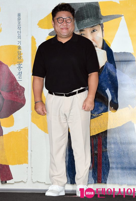 배우 고창석이 13일 오후 서울 한강로3가 CGV 용산아이파크몰점에서 열린 영화 ‘광대들:풍문조작단’ 언론시사회에 참석하고 있다.