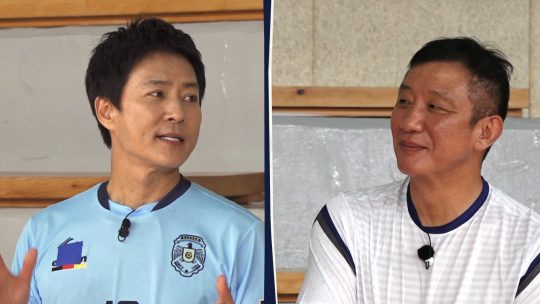 ‘뭉쳐야 찬다’ 최수종(왼쪽), 허재, /사진제공=JTBC