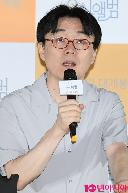 정지우 감독이 20일 오후 서울 한강로 CGV 용산아이파크몰에서 열린 영화 ‘유열의 음악앨범’ 언론시사회에 참석했다. /이승현 기자 lsh87@