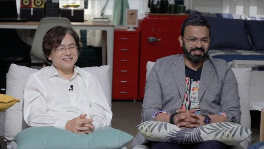 박형주 아주대 총장(왼쪽), 방송인 럭키. / 제공=JTBC ‘방구석1열’