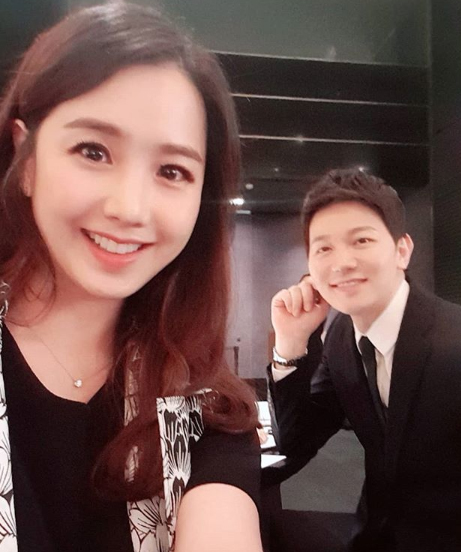 이지애-김정근./ 사진=이지애 인스타그램
