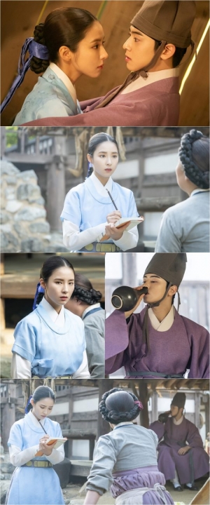 ‘신입사관 구해령’ 신세경X차은우, 초밀착 허리 포옹+눈 맞춤 포착