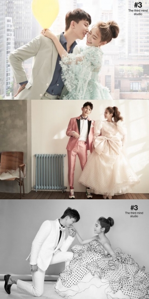 유키스 기섭♥정유나, 8월 24일 결혼...동갑내기의 알콩달콩 웨딩화보