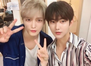 '함소원♥' 진화, 김재중과 다정 셀카 '잘생긴 애 옆에 잘생긴 애'