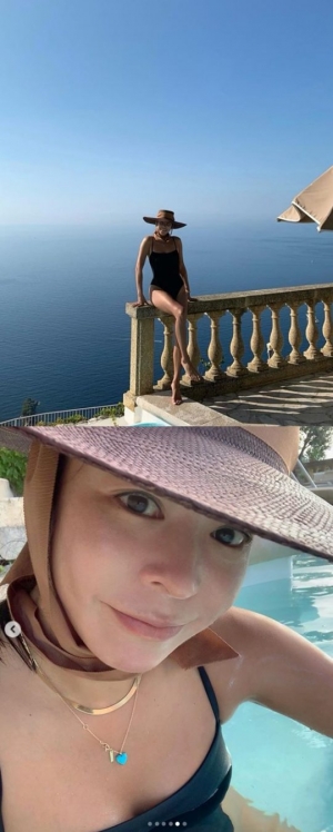 이혜영, 건강미 넘치는 수영복 자태..."49살 믿기지 않아"