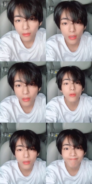 방탄소년단 뷔, 휴가 중에도 비주얼은 여전히 '열일'