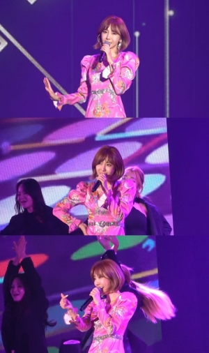 하유비, '미스트롯' 콘서트서 신곡 선공개...관객 모두 '평생 내편'