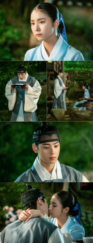 '신입사관 구해령' 신세경, 차은우 진심 깨달았다...'낭만적 첫 입맞춤'