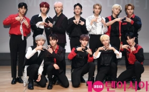 [TEN 현장] &#34;BTS·세븐틴처럼 칼군무돌 되겠다&#34;…12인조 그룹 엔쿠스의 야심