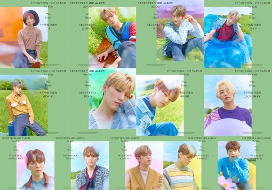 그룹 세븐틴의 ‘An Ode’ 오피셜 포토 / 사진제공=플레디스엔터테인먼트
