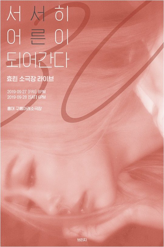 효린 콘서트 포스터./ 사진제공=브리지